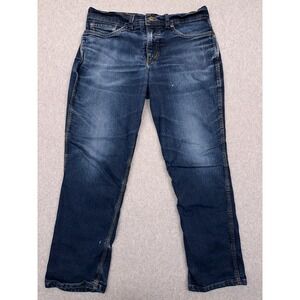 Origin Delta 68 Jeans Men's 33x28 Legit Fit Stretch Denim Distressed Made in USA